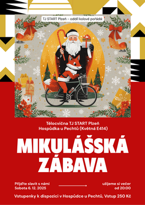 Mikulášská zábava Plzeň Doudlevce 2025